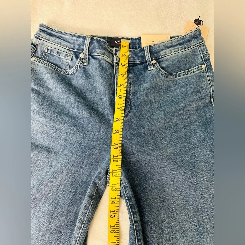 NYDJ MIA Palazzo High Waisted Flare Jeans Size 8 - Picture 8 of 15